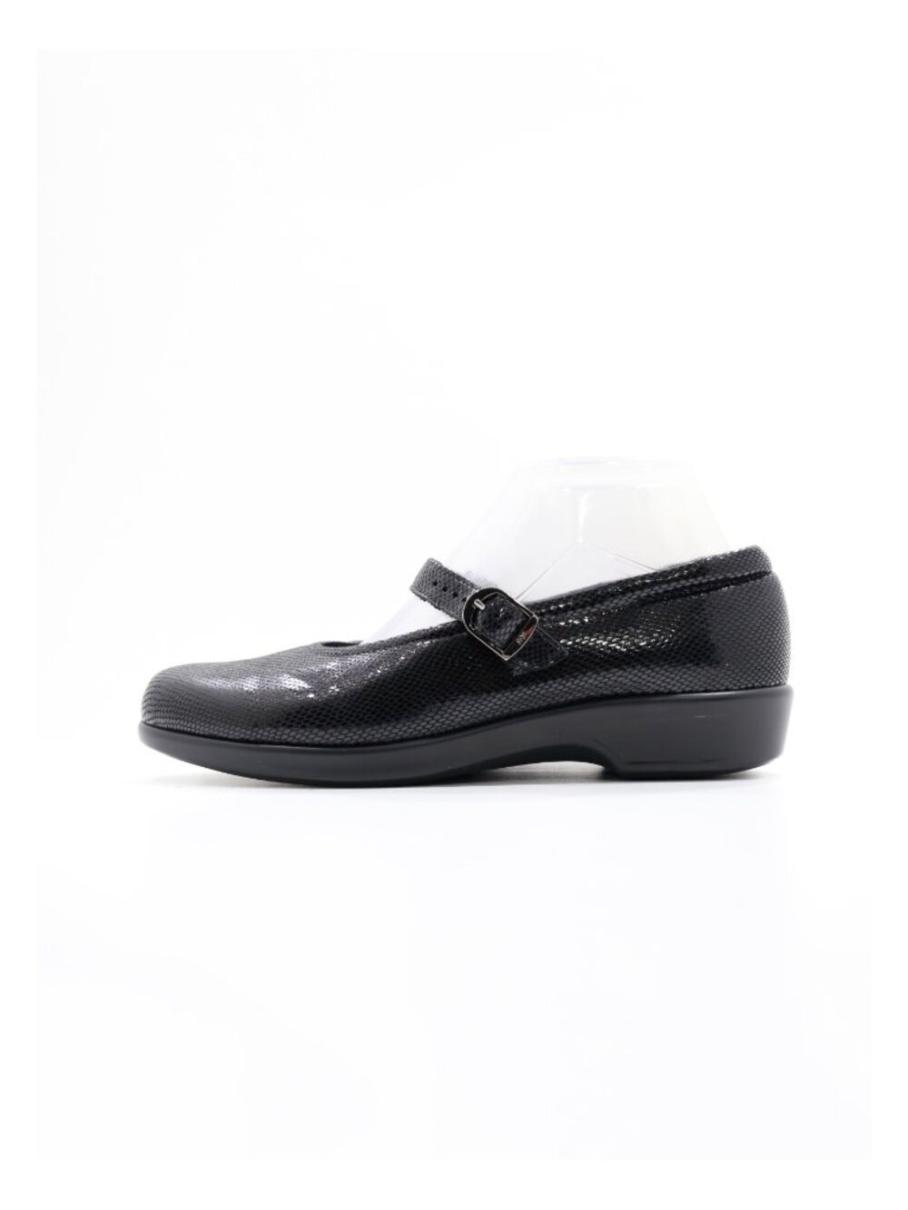 SAS Tripad Maria Black Patent Leather Comfort Mary Jane Flats - 9 N Narrow